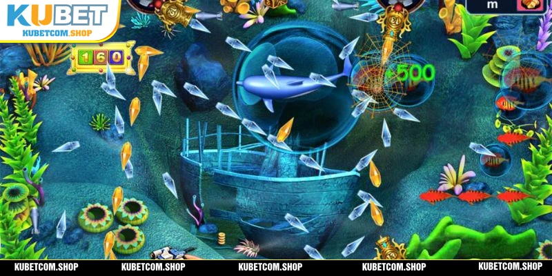 Giao diện của tựa game bắn cá H5 đẹp mắt và được thiết kế khoa học