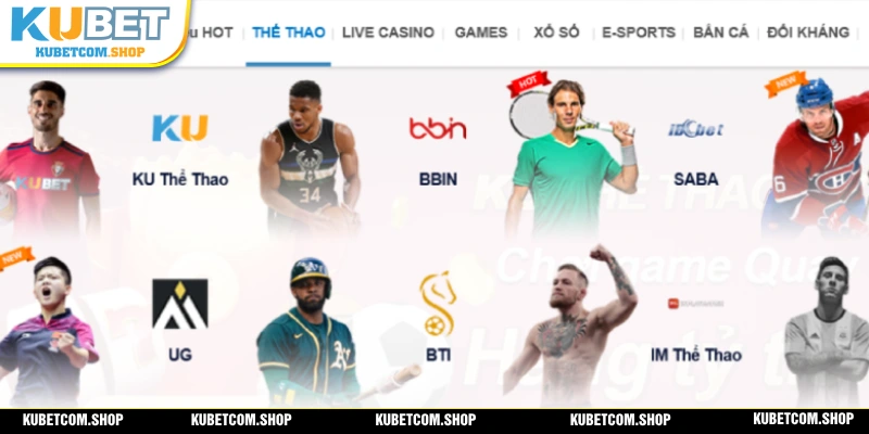 SABA là một trong nhiều sảnh cược thể thao KUBET chất lượng nhất